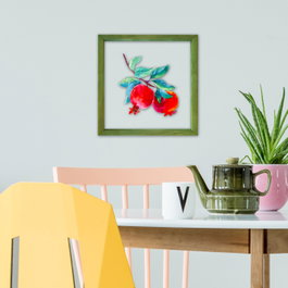 Wallity Cuadro decorativo enmarcado Multicolor 32 x 32 cm
